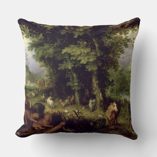 Coussin Mettez à la terre ou le paradis terrestre, 1607-08 (Recto)