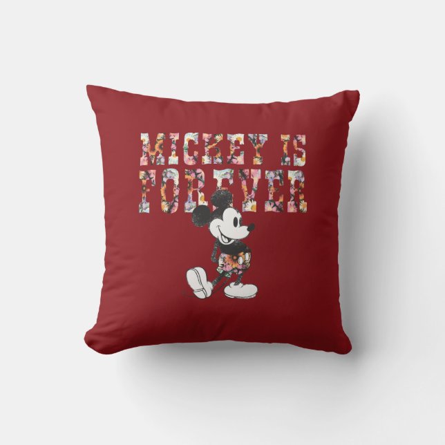 Coussin Mickey branché| Pour toujours (Recto)