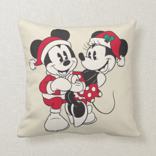 Coussin Mickey et Minnie vintages   Chaleureux et conforta