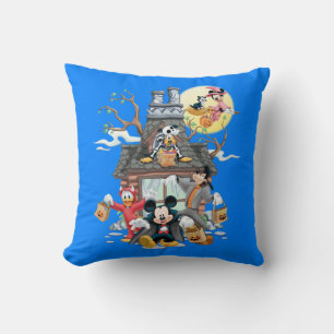 Coussin Mickey et ses amis maison hantée