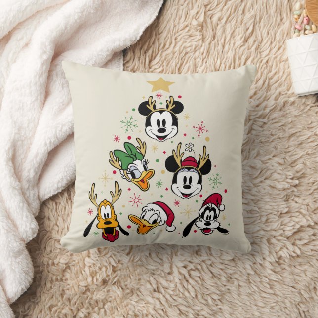 Coussin Mickey & Friends Caractère Arbre de Noël (Couverture)
