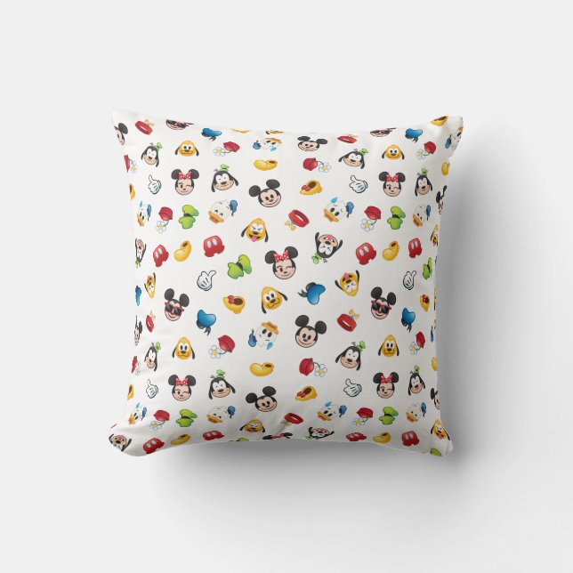 Coussin Mickey & Friends Emoji Motif (Recto)