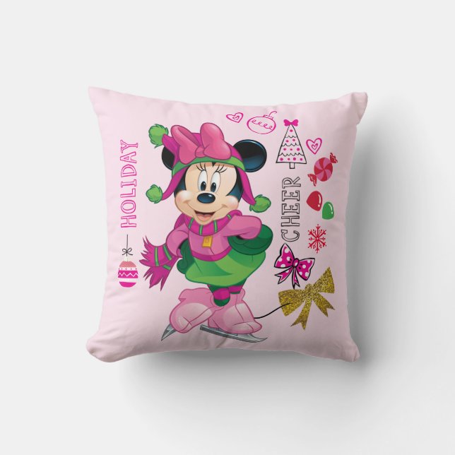 Coussin Mickey & Friends | Minnie Holiday Cheer (Recto)