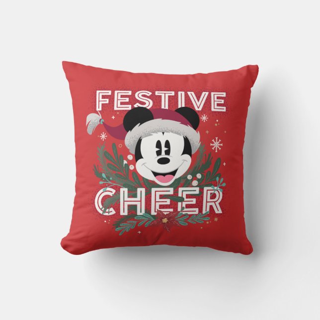 Coussin Mickey | Joie festive (Recto)