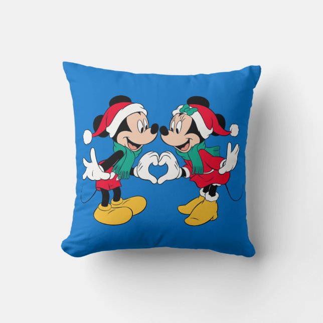 Coussin Mickey & Minnie | Christmas Love (Recto)