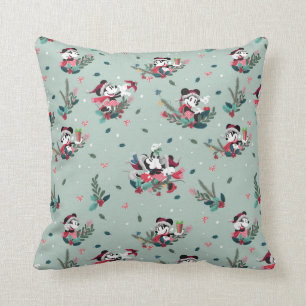 Coussin Mickey & Minnie Motif de baisers de vacances