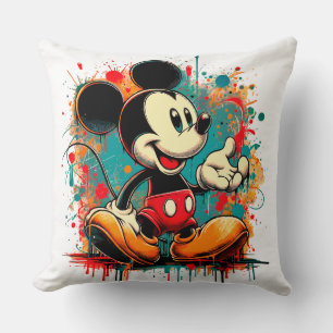 Coussin Mickey Mouse Art Vintage
