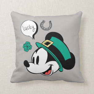 Coussin Mickey Mouse   Chanceux toi