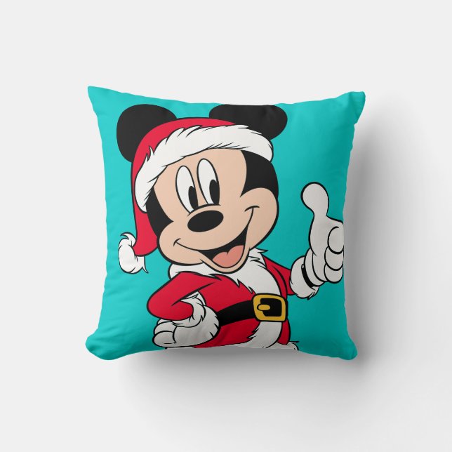 Coussin Mickey Mouse | Équipement du Père Noël (Recto)