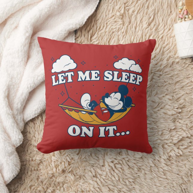 Coussin Mickey Mouse Hammock "Let Me Sleep On It…" (Couverture)