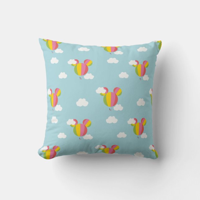 Coussin Mickey Mouse Hot Air Balloon Motif (Recto)