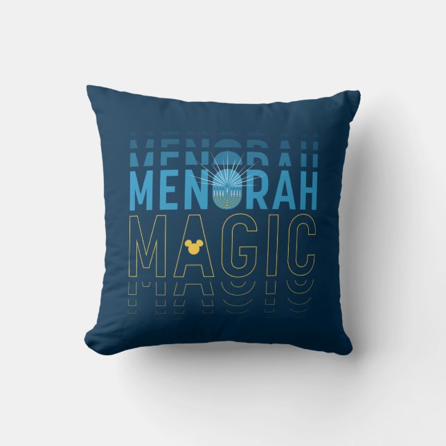 Coussin Mickey Mouse | Menorah Magic (Recto)