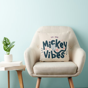Coussin Mickey Mouse   Mickey Vibes Est. 1928