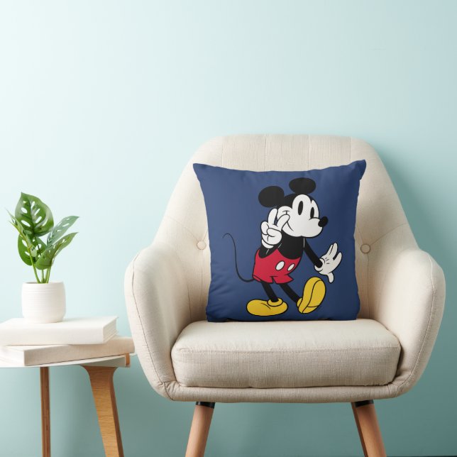 Coussin Mickey Mouse | Paix dehors (Chaise)