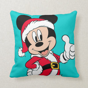 Coussin Mickey Mouse Tenue de Père Noël