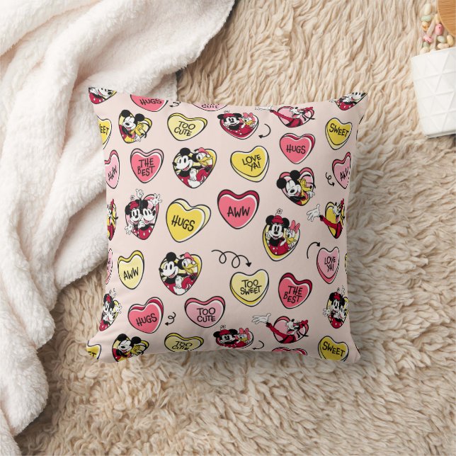 Coussin Mickey Souris & Amis | Valentine Heart Candy (Couverture)