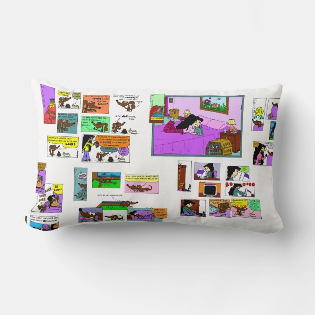 Coussin Midge Comics (Recto)