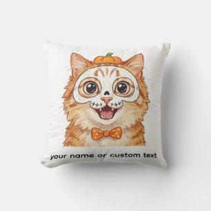 Coussin Mignon chauve-souris violette Illustration au cray
