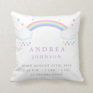 Coussin mignon de crèche de faire-part de