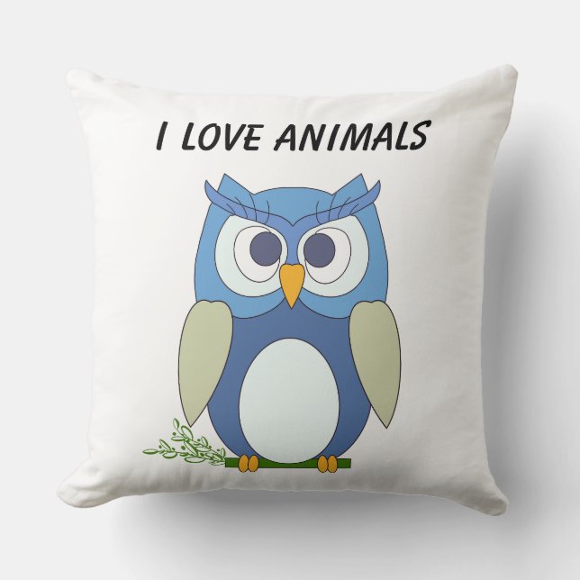 Coussin mignon de Little Owl (Recto)