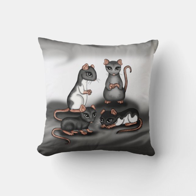 coussin mignon de rats (Recto)