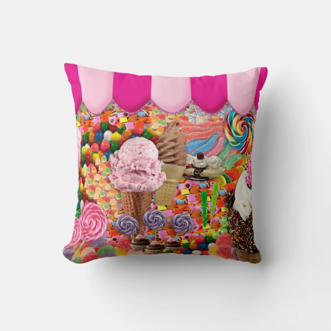 Coussin mignon de sweet sixteen de crème glacée de (Recto)