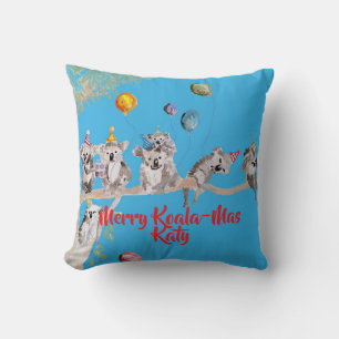 Coussin Mignon Koala Koalas Joyeux Noël Koala-mus Filles
