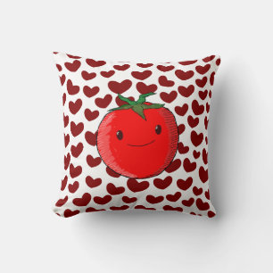 Coussin Mignonette Cartoon Tomato Lover