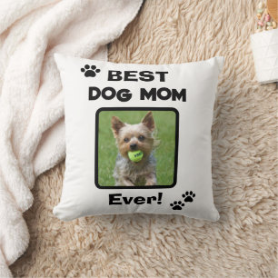 Coussin Mignonne Meilleure Maman de Chien Chat Tout Simple