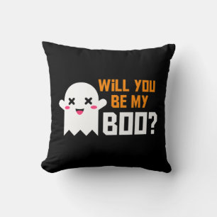 Coussin Mignonne Seras-Tu Mon Halloween Fantôme De Boo ! P