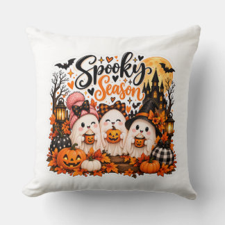 Coussin Mignons Fantômes de la Saison Effrayante Halloween