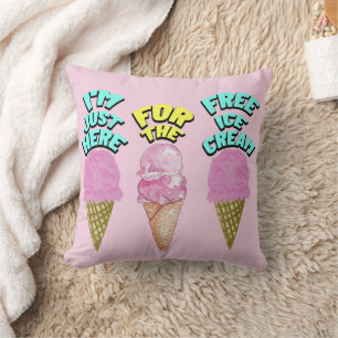 Coussin Mikitiez glaces fête favori été