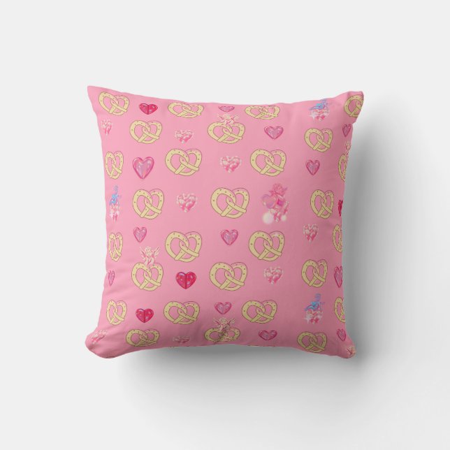 Coussin Mikitiez mignon bretzel pain douillet pâte valenti (Recto)