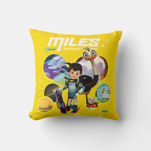 Coussin Miles Superstellar & MERC Robotic Sidekick (Recto)