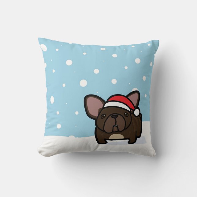 Coussin Milou Frenchie Brindle (Recto)