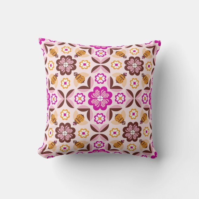 Coussin Mine d'abeilles (Recto)