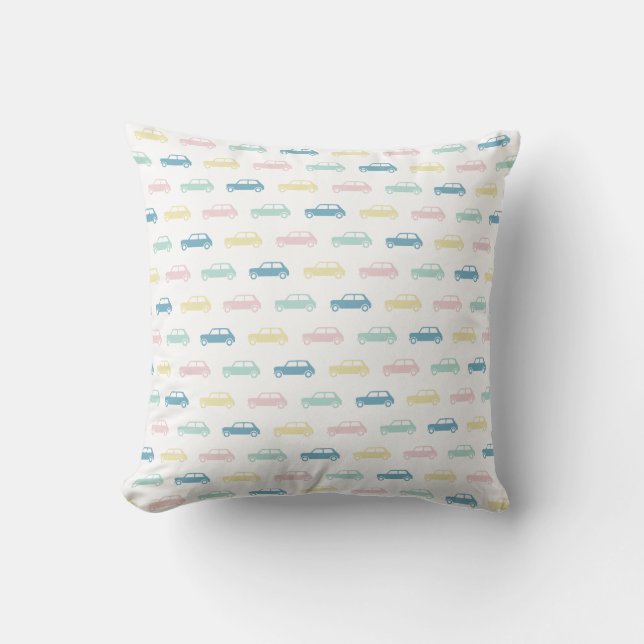 Coussin Mini tonneliers sur l'aller - pastel - (Recto)