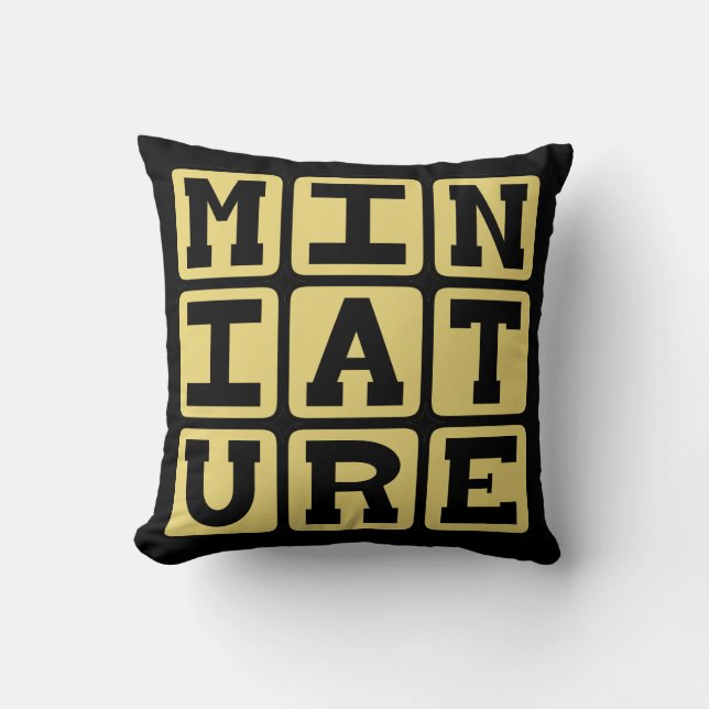 Coussin Miniature, Objet de collection minuscule (Recto)