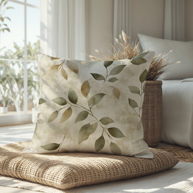 Coussin Minimalist Art Throw Pillow | Home & Living  (Minimalist throw pillow — soft modern accent for living rooms and cozy homes.)