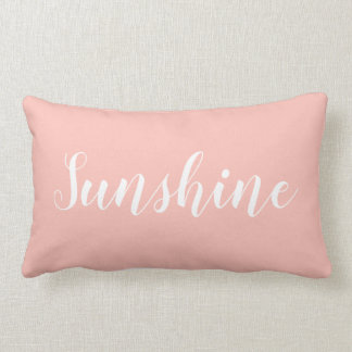 Coussin minimaliste élégant à la mode rose moderne