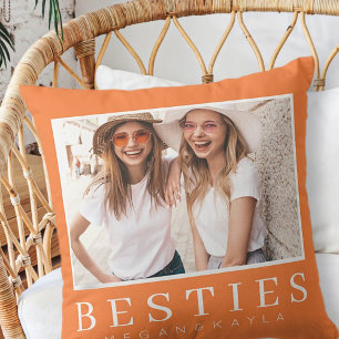 Coussin Minimaliste Moderne Chic Meilleures Amies Photo