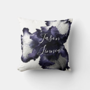 Coussin Minimaliste violet foncé Radiant Diaphane moderne