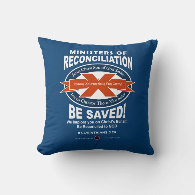 Coussin Ministres de la réconciliation (Recto)