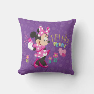 Coussin Minnie Aider le coeur