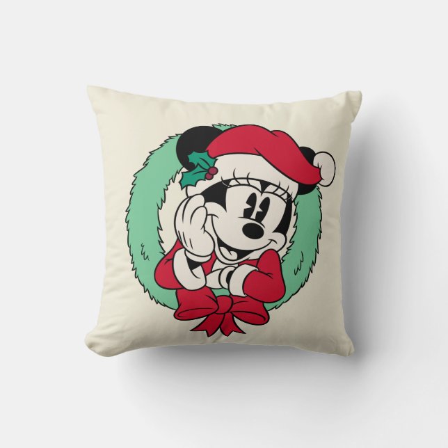 Coussin Minnie | Cute couronne de vacances (Recto)