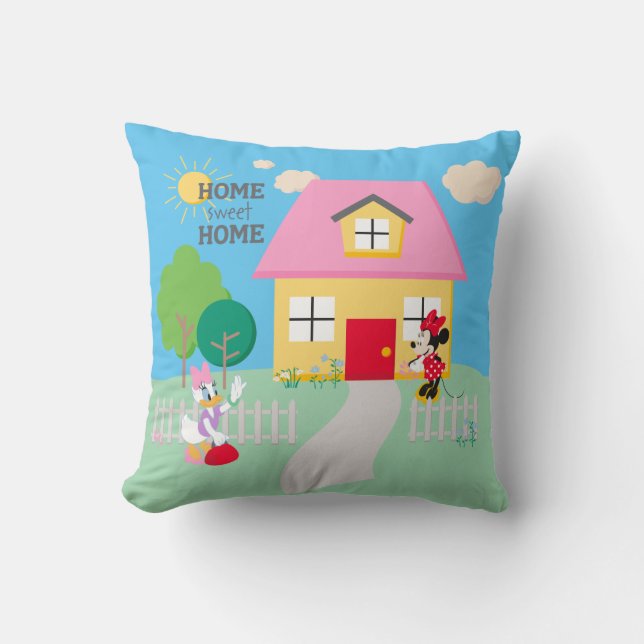 Coussin Minnie et Daisy | Maison Sweet Home (Recto)