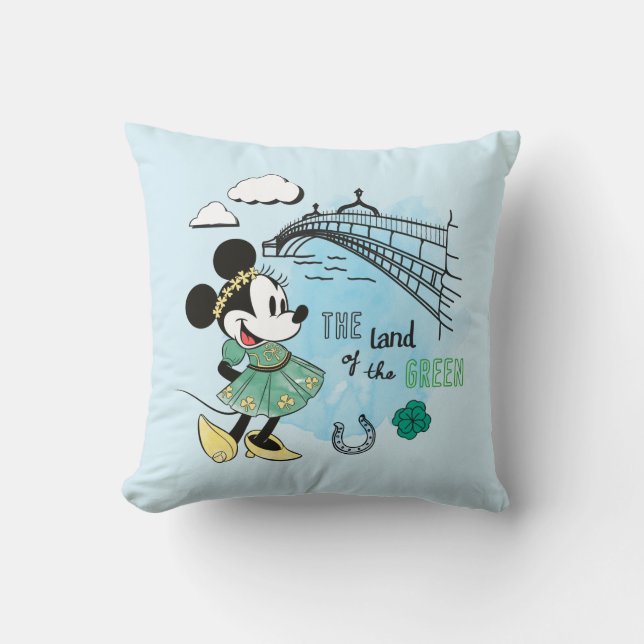 Coussin Minnie| La Saint-Patrick - Pays du Gre (Recto)
