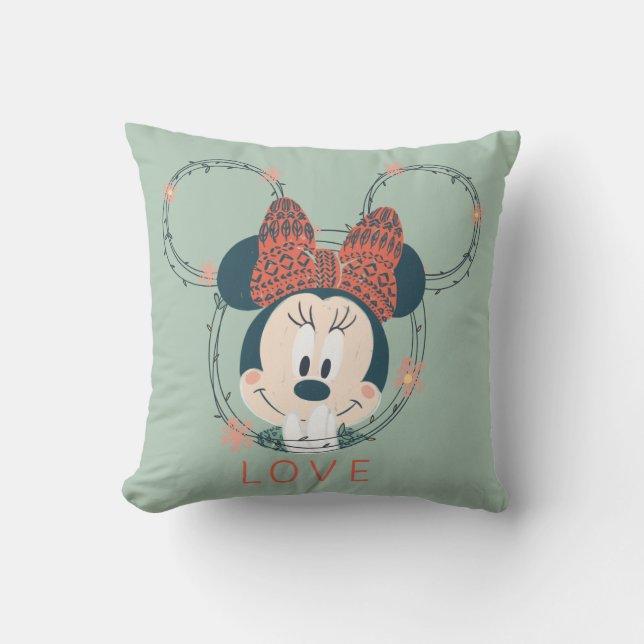 Coussin Minnie Mouse | Amour (Recto)