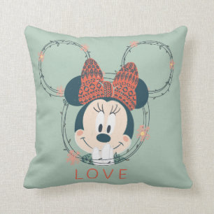 Coussin Minnie Mouse Amour