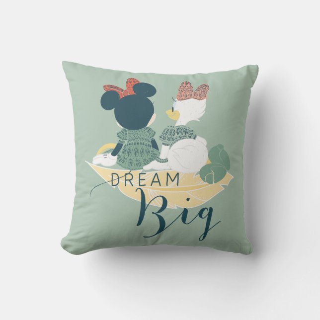 Coussin Minnie Mouse & Daisy Duck | Rêve Grand (Recto)